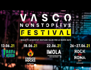 Musica - Vasco Rossi: il Non stop Live rinviato a giugno 2021
