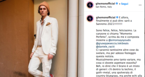 Sanremo2021 - Ghemon: "Felice di presentare il mio "momento perfetto""