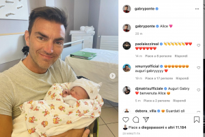 Gabry Ponte è diventato papà. Benvenuta Alice!