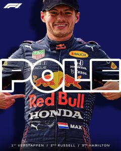 Formula 1, Gran Premio del Belgio: pole position per Verstappen, secondo Russel su Williams
