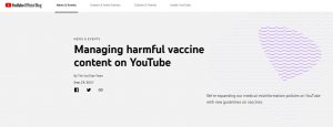 YouTube contro no-vax e fake news: cancellati migliaia di canali e video
