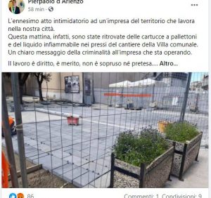 Monte Sant’Angelo, minacce al sindaco antimafia, Pierpaolo d’Arienzo