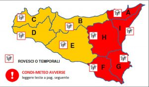 Maltempo in Sicilia, prolungata l’allerta rossa. Nelle prossime ore attese forti precipitazioni