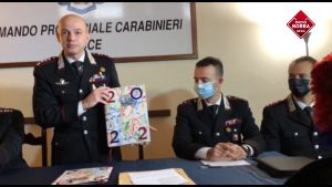 Presentato a Lecce il nuovo calendario dell'Arma dei carabinieri
