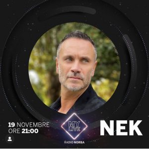 Oggi su Radio Norba debutta il "My Live" con Nek