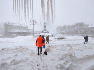 Maltempo: neve e temperature rigide nel Foggiano, disposta chiusura delle scuole