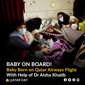 Nasce in volo tra Doha e l'Uganda grazie all'intervento di una dottoressa canadese