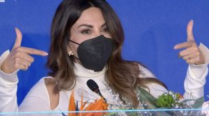 Sanremo, Sabrina Ferilli show in conferenza stampa