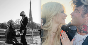 Avril Lavigne promessa sposa a Parigi