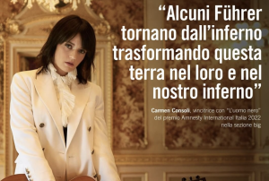 Carmen Consoli, per lei il premio Amnesty International Italia 2022
