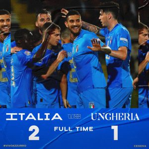 Nations League, l'Italia batte l'Ungheria. Azzurri primi nel girone