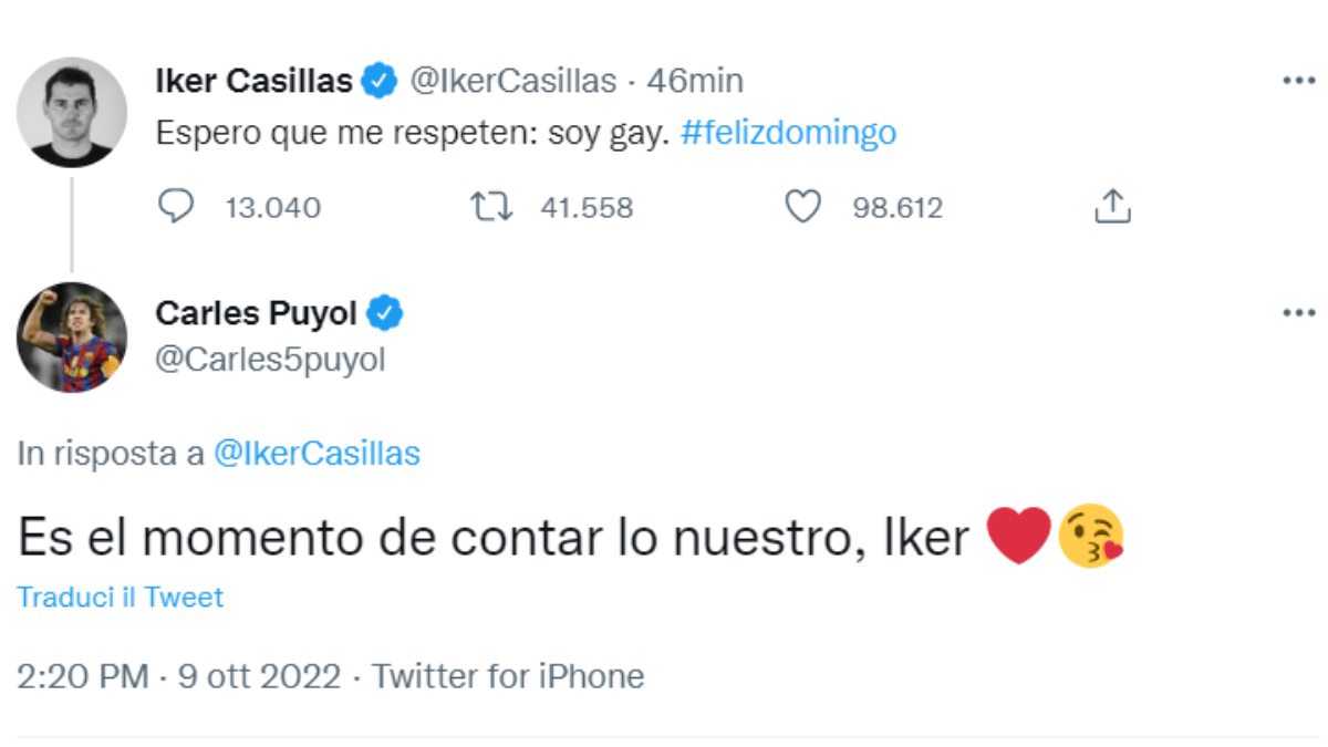 Giallo sul tweet di Casillas: sono gay, rispettatemi. Il messaggio subito  rimosso e in serata il chiarimento: è stato un attacco hacker. Ma restano  le polemiche - Radio Norba