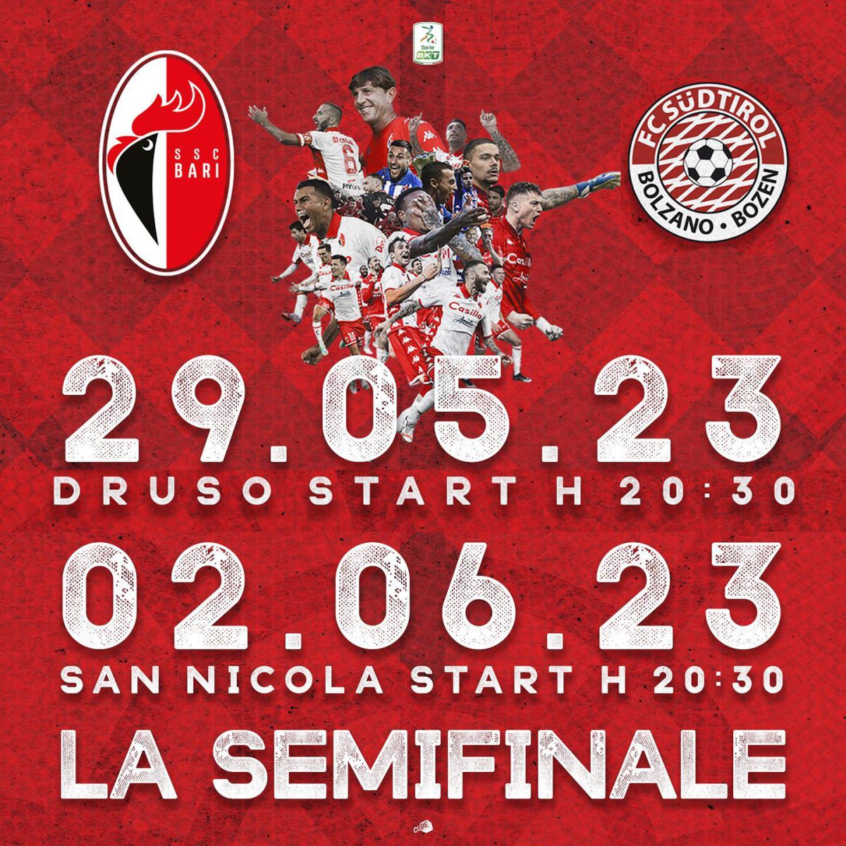 Calcio, Playoff Di Serie B. La Semifinale Sarà Südtirol - Bari, Andata ...