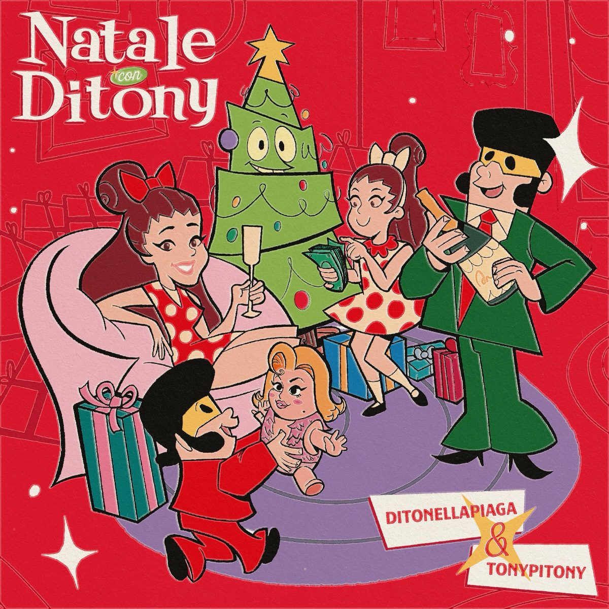 Ditonellapiaga e Tony Pitony insieme per il joint album natalizio